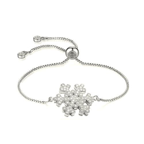 SnowFlake Silver Bracelet - TSZjewelry
