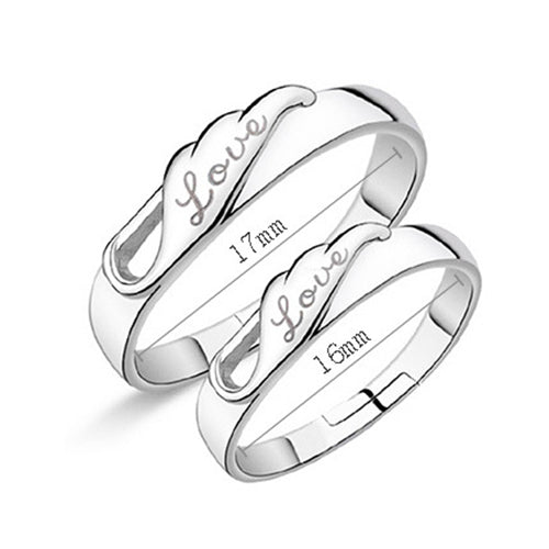 Angel Wings Couple Ring - TSZjewelry