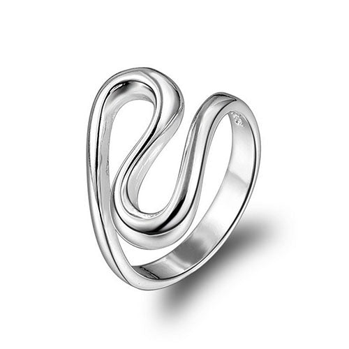 Smooth Letter S Fashion Ring - TSZjewelry