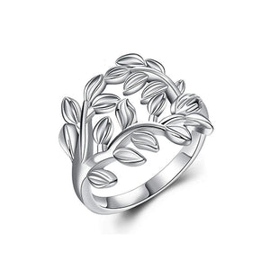 Smooth Olive Leaf Fashion Ring - TSZjewelry