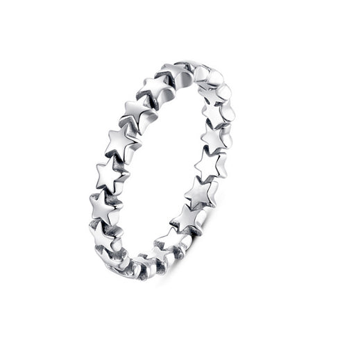 Full Circle Stack Star Fashion Ring - TSZjewelry