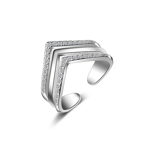 Triple Arrow Head Fashion Ring - TSZjewelry