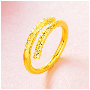 Golden Cudgel Ring - TSZjewelry
