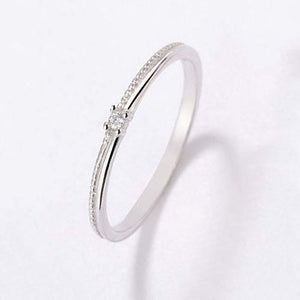 Single Gemstone Bezel Set Ring - TSZjewelry