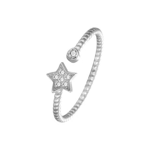 Star Twist Rope Ring - TSZjewelry