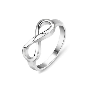 Silver Charming Infinity Symbol Fashion Ring For Girls